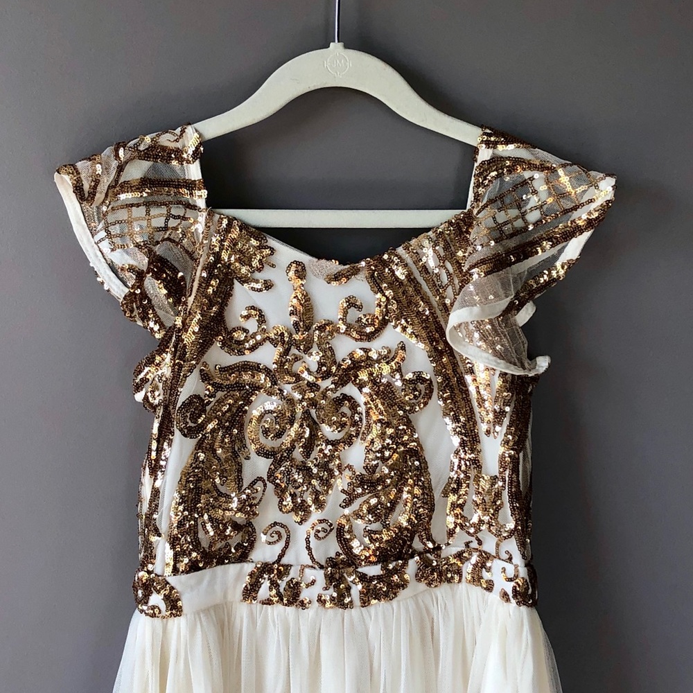 Joyfolie beautiful fancy dress worn once size 8